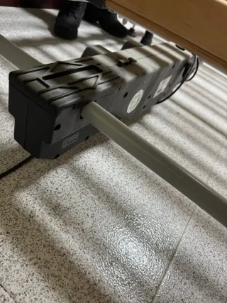 Cama articulada eléctrica madera y metal