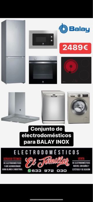 Conjunto Electrodomésticos Balay Inox