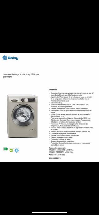 Conjunto Electrodomésticos Balay Inox