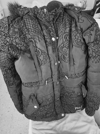 Chaqueta Desigual Bordada Negra Talla S