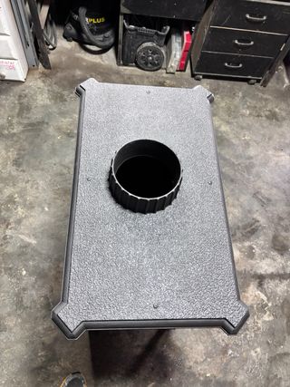 Estufa de leña HERGOM fundición negra