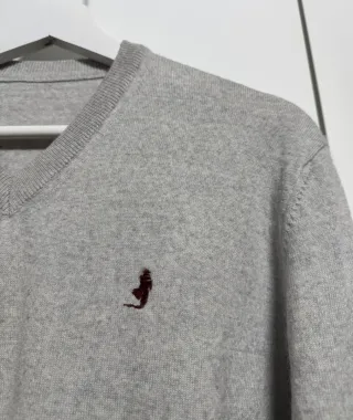 Jersey Marlboro Classics Cuello Pico Lana Talla M