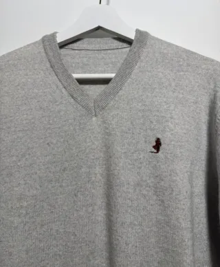 Jersey Marlboro Classics Cuello Pico Lana Talla M