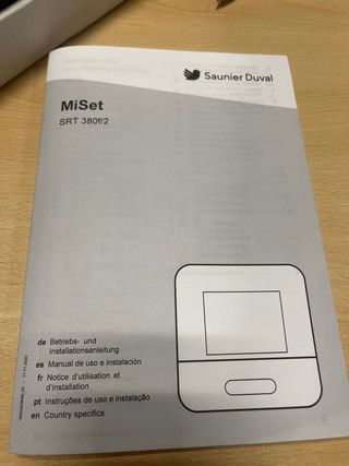Termostato Saunier Duval MiSet SRT380f/2