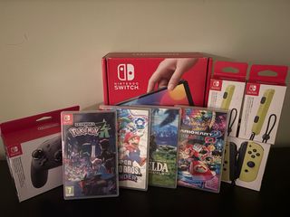 Nintendo Switch + Juegos y Accesorios