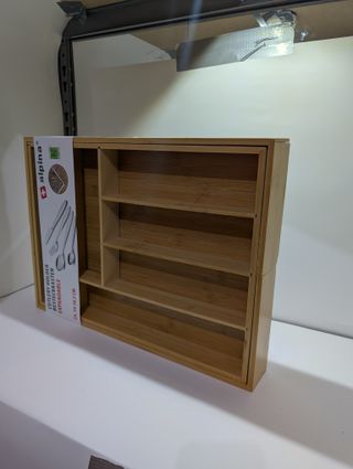 alpina Organizador Cajones - Cubertos para Cajon Cocina Extensible 46x34-56,5x6 cm - Caja Organizadora para Utensilios hasta 8 C