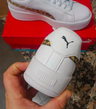 Zapatillas Puma plataforma animal print