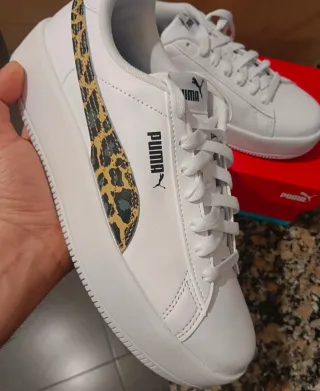 Zapatillas Puma plataforma animal print