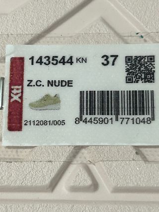 Zapatillas XTI Mujer Talla 37 Rosa y Dorado