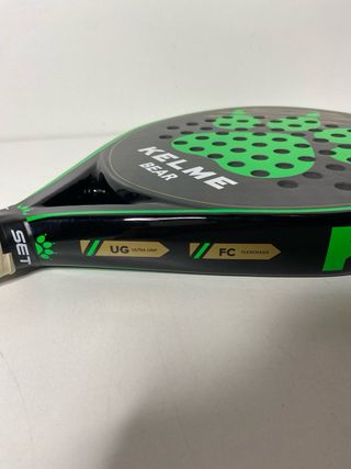 : Pala Padel Kelme Bear Negra y Verde