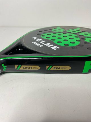 : Pala Padel Kelme Bear Negra y Verde