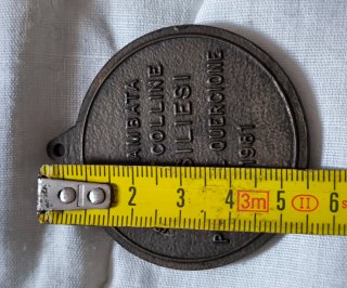 Medaglia commemorat Xª Sgambata Colline Versiliesi