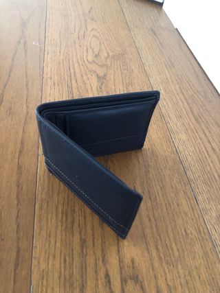 Cartera Conbipel azul piel