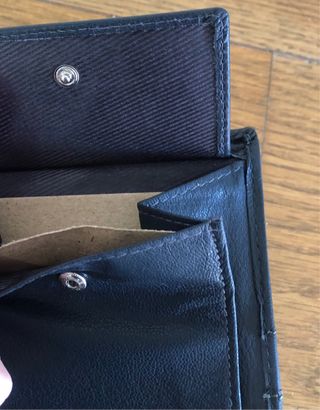 Cartera Conbipel azul piel