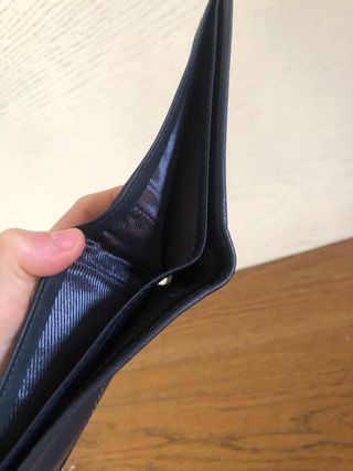 Cartera Conbipel azul piel