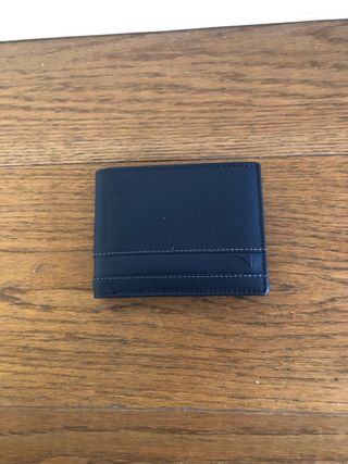 Cartera Conbipel azul piel