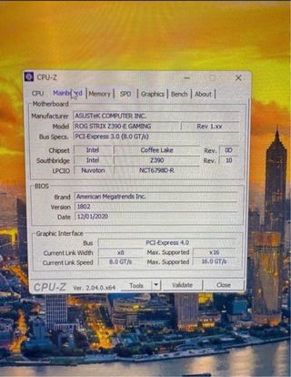 PC Gaming i9 RTX 3080 ROG 32GB Monitor