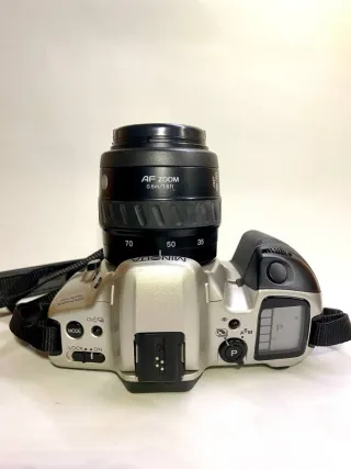 Cámara Minolta Dynax 500si probada y funcionando