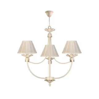 Lámpara de techo huerro forja beige