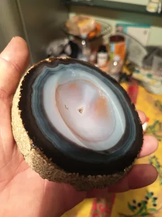 Agata geode fetta