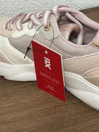 Zapatillas Xti Talla 37 Mujer Rosa y Dorado