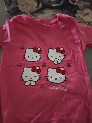 Camiseta Hello Kitty bebé 0-3 meses