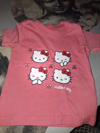 Camiseta Hello Kitty bebé 0-3 meses