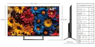 Televisor Metz QLED 43 120Hz 4K