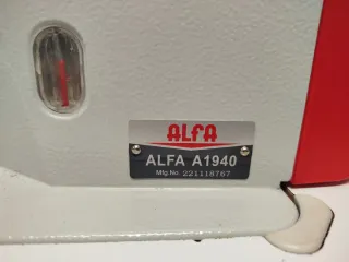 Máquina de coser Alfa A1940 industrial