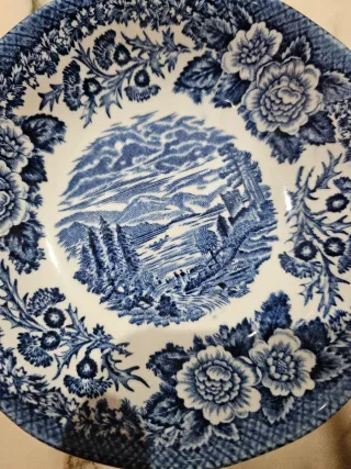 Cuenco Lochs of Scotland Azul