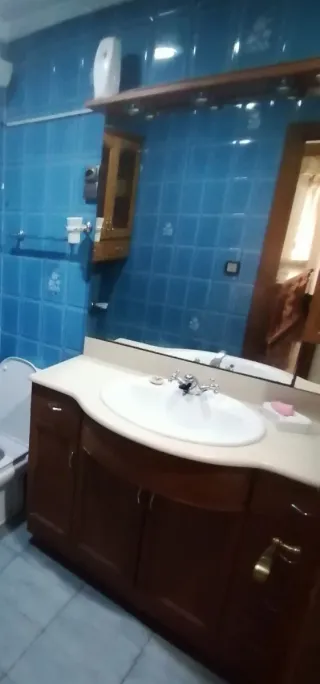 Mueble baño lavabo espejo con luz