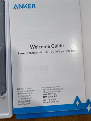 Hub USB-C Anker PowerExpand 8-em-1 PD 10Gbps (Novo