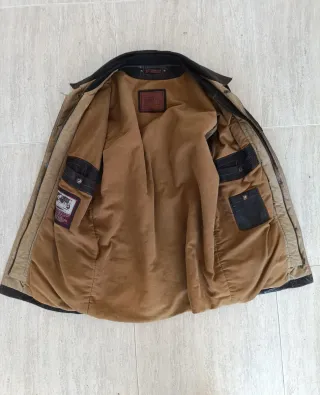 Chaqueta western cuero auténtico Redskins M Medida