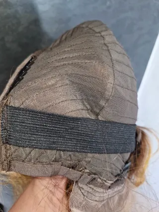 Peluca cabello humano 80cm