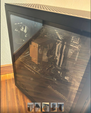 Torre Gaming HP Omen Negra y Plateada