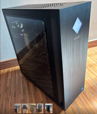 Torre Gaming HP Omen Negra y Plateada