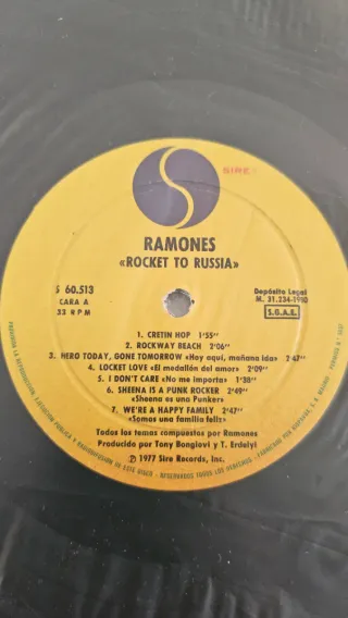 Vinilo Ramones - Rocket to Russia