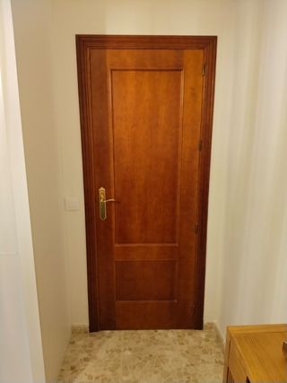 Puerta interior de madera