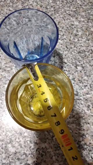 Bicchieri in vetro colorati