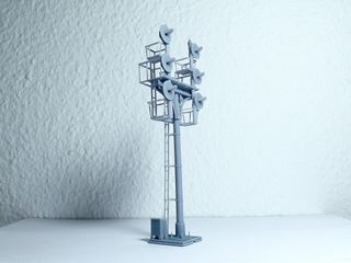 Semáforo Ferrocarril Escala HO para Maqueta Trenes