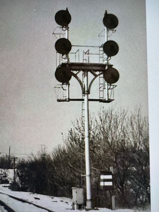 Semáforo Ferrocarril Escala HO para Maqueta Trenes