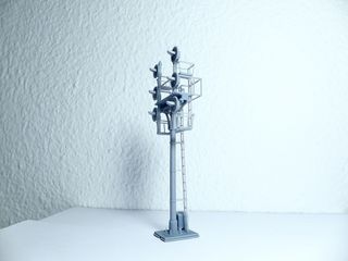 Semáforo Ferrocarril Escala HO para Maqueta Trenes