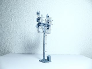 Semáforo Ferrocarril Escala HO para Maqueta Trenes