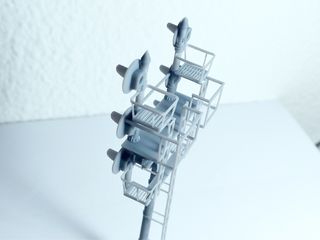 Semáforo Ferrocarril Escala HO para Maqueta Trenes