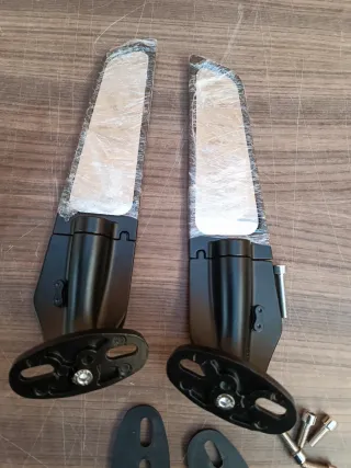 Retrovisor Negro para Moto, dos unidades