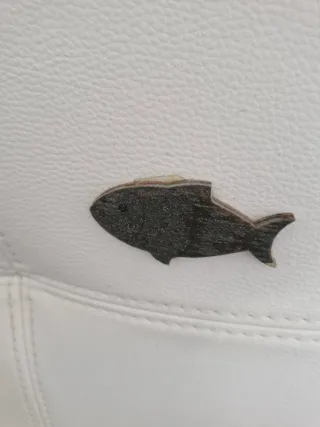 Cabecero polipiel blanco