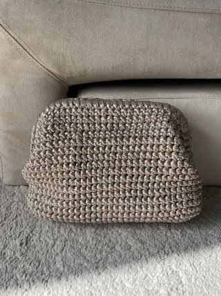 Bolso Clutch Dorado claro