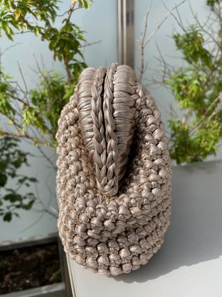 Bolso Clutch Dorado claro