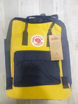 Mochila Fjällräven Kånken Azul/Amarilla Nueva