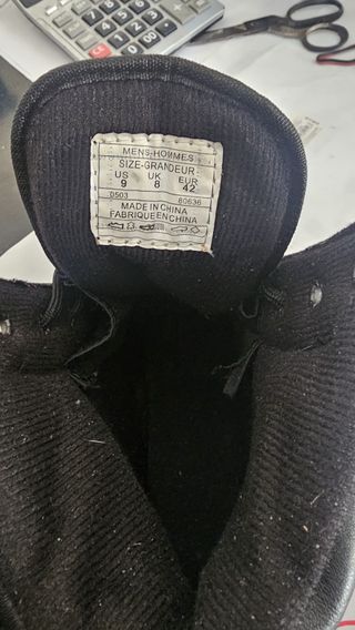 Stivali anfibi neri marca Radar